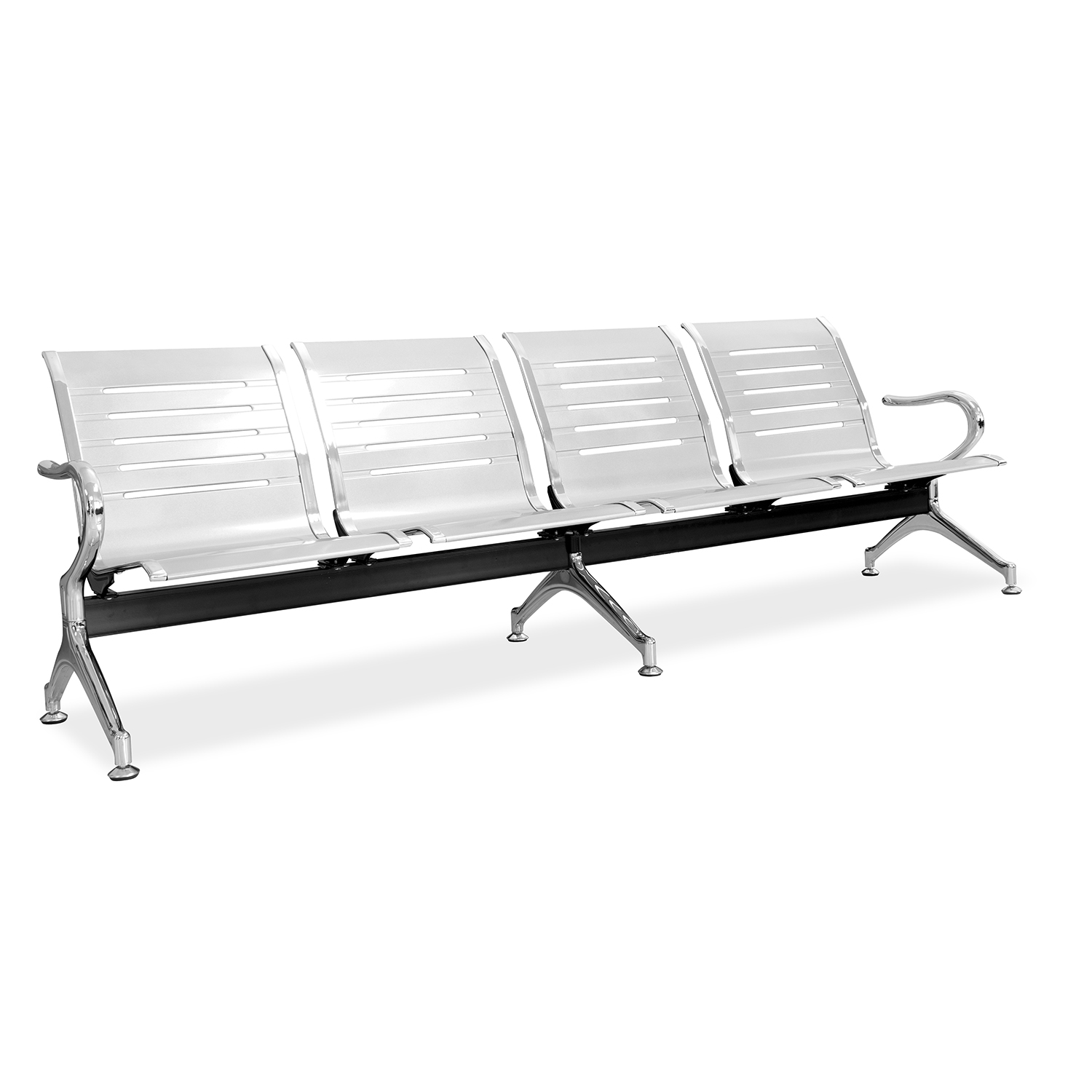 Public-Seating-4-Seater-Chrome